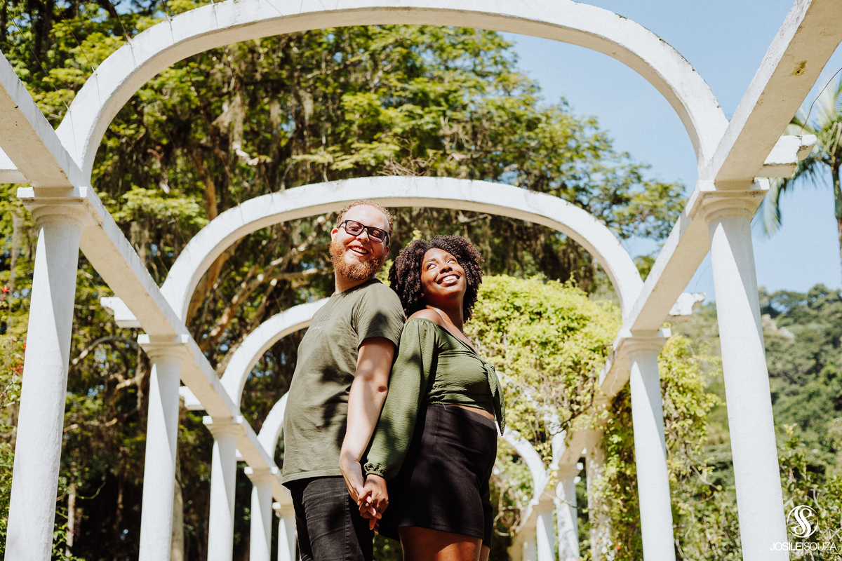 Ensaio de Casal no jardim Botânico RJ