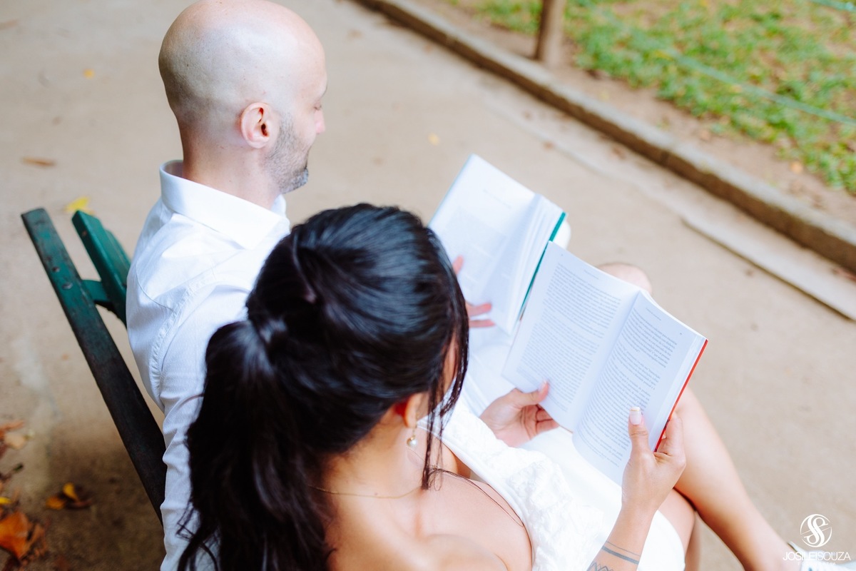 Ensaio de Casal no Parque Lage RJ