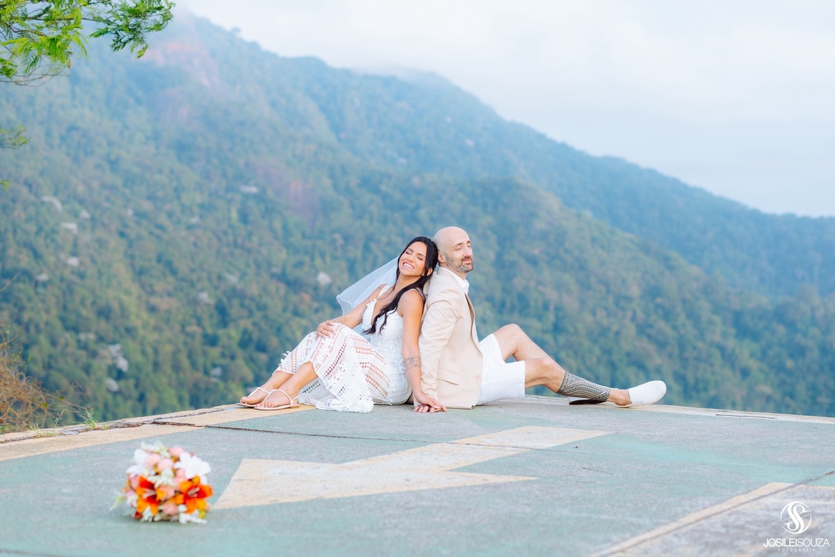 Ensaio Pré Wedding no mirante Dona Marta RJ