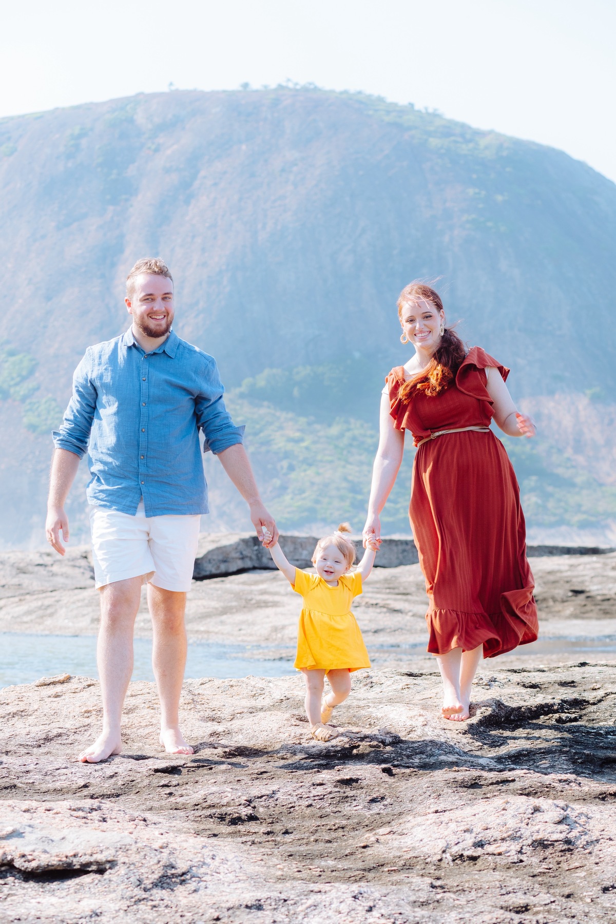 Ensaio Família na praia de Itacoatiara