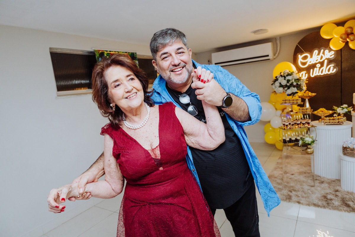 Aniversário de idoso no Rio de Janeiro