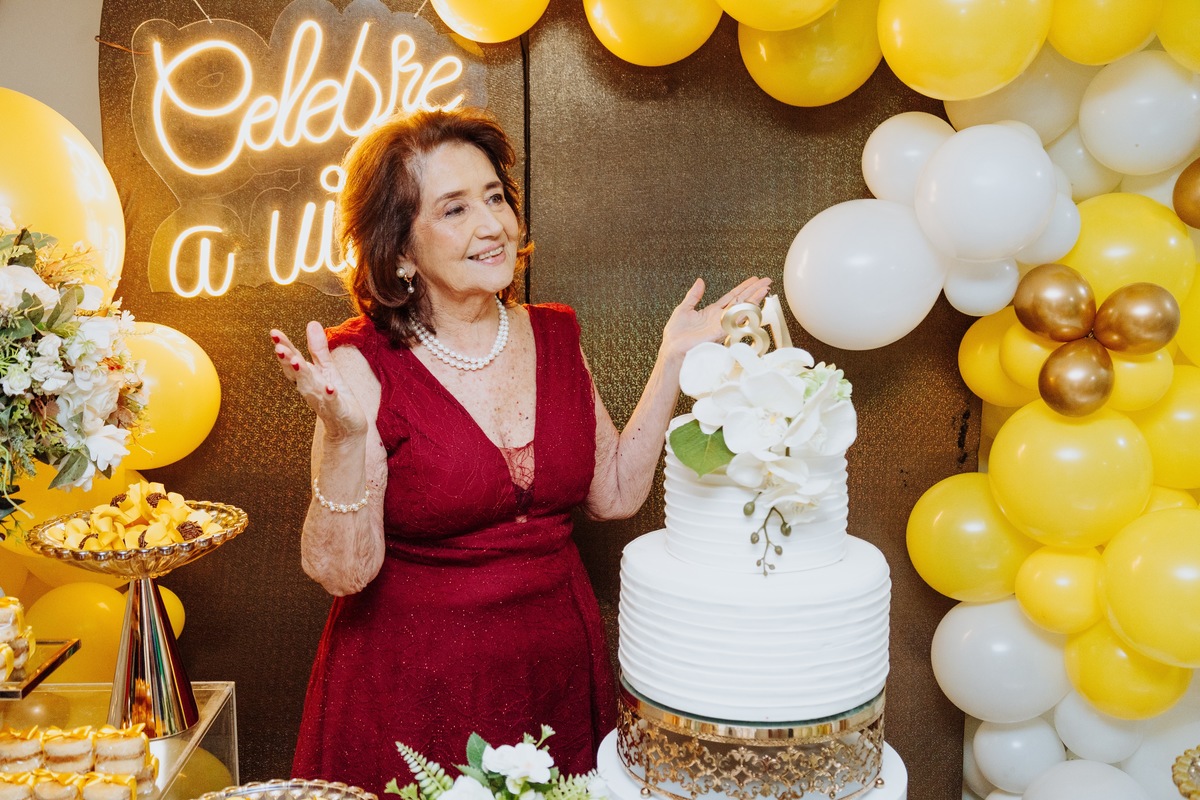 Aniversário de idoso no Rio de Janeiro