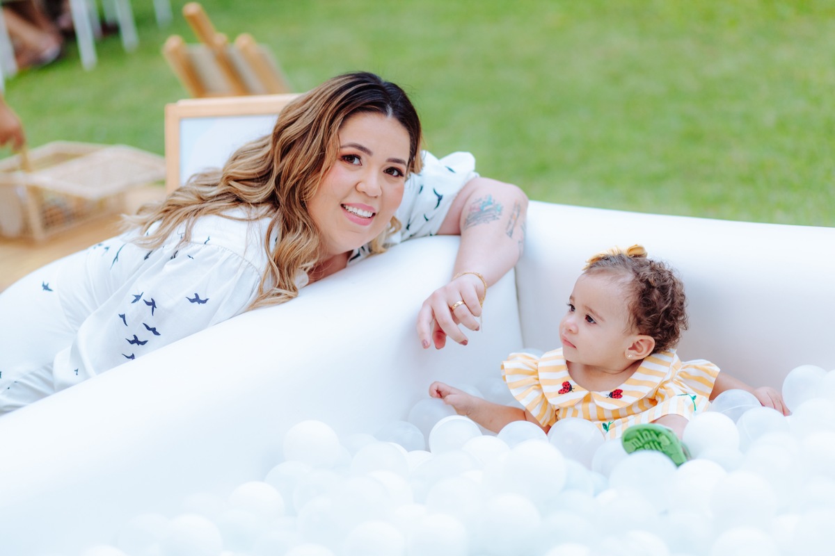 Aniversário de 1 ano ao ar livre em niterói com o tema pic nic