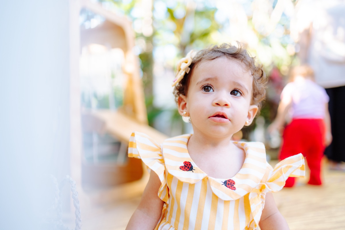 Aniversário de 1 ano ao ar livre em niterói com o tema Jardim