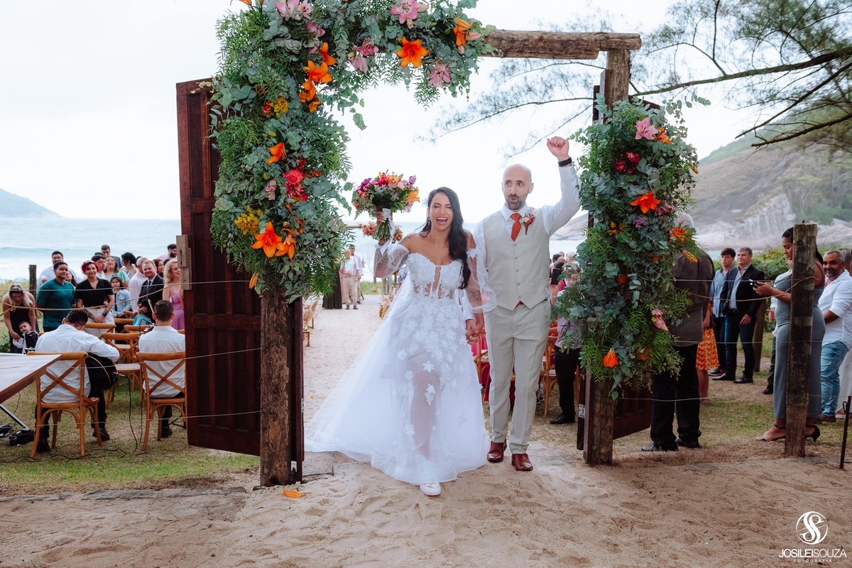 Casamento com visual do Rio de Janeiro