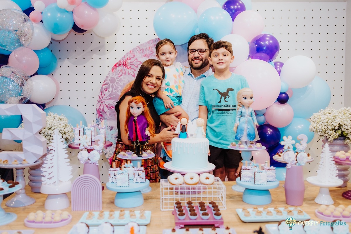 Aniversário infantil com tema frozen em icaraí niterói