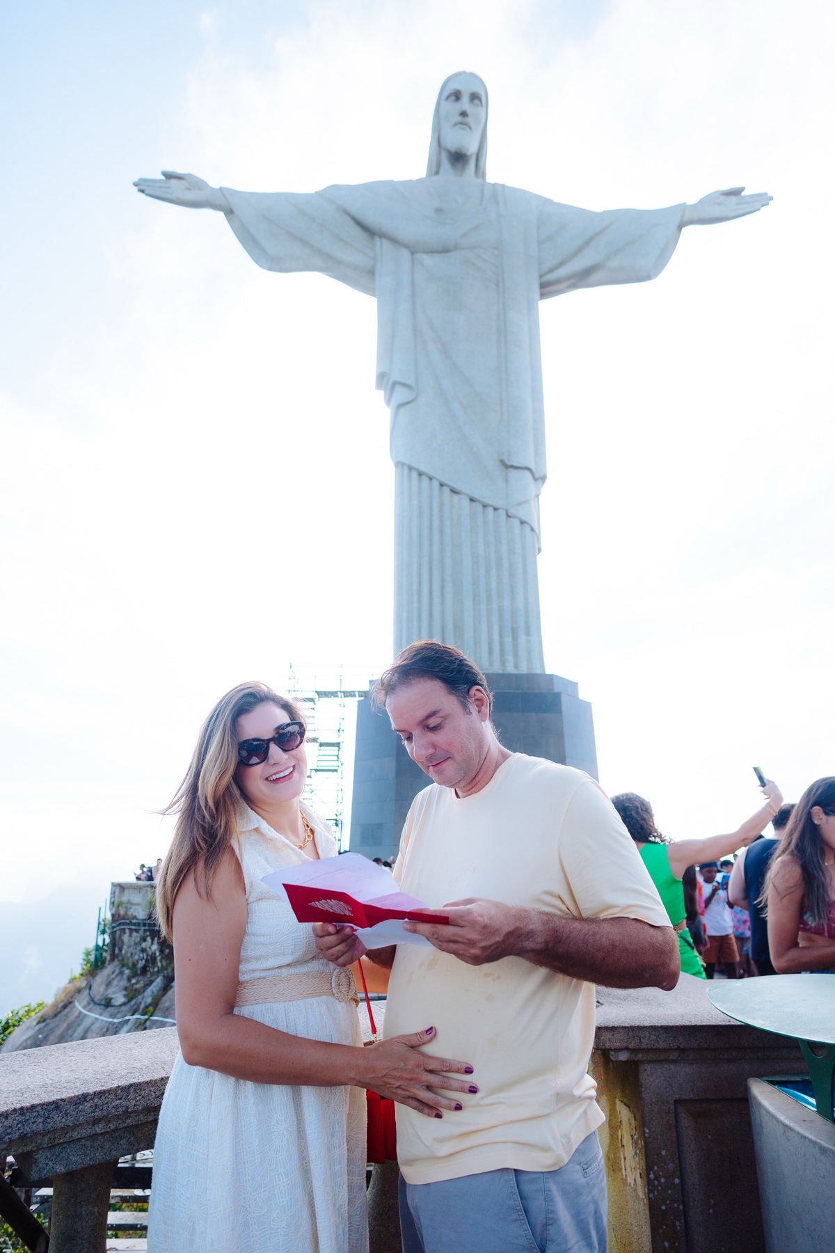 Pedido de Casamento no Cristo Redentor RJ