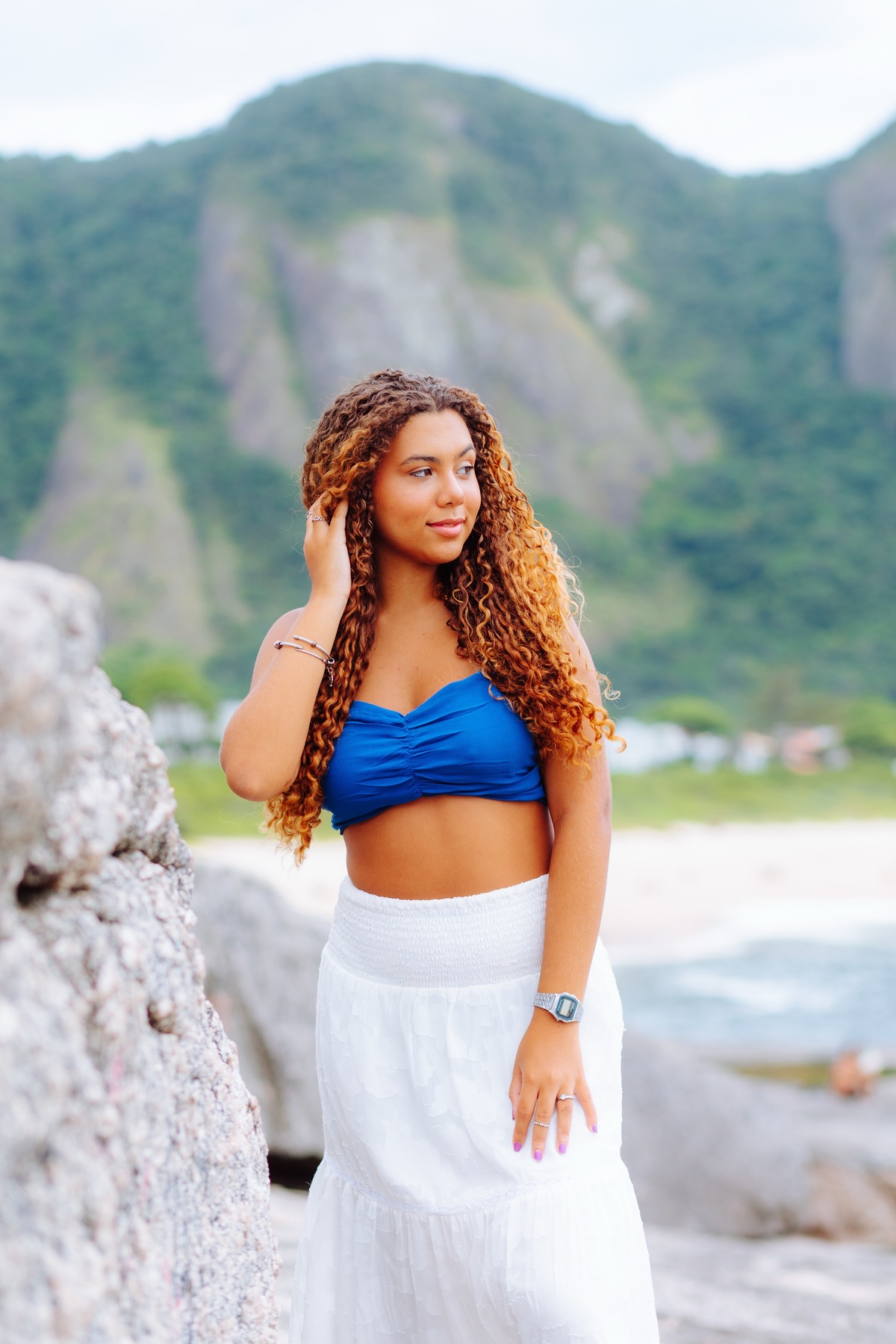 Ensaio de 15 anos em Praia de Niterói - RJ