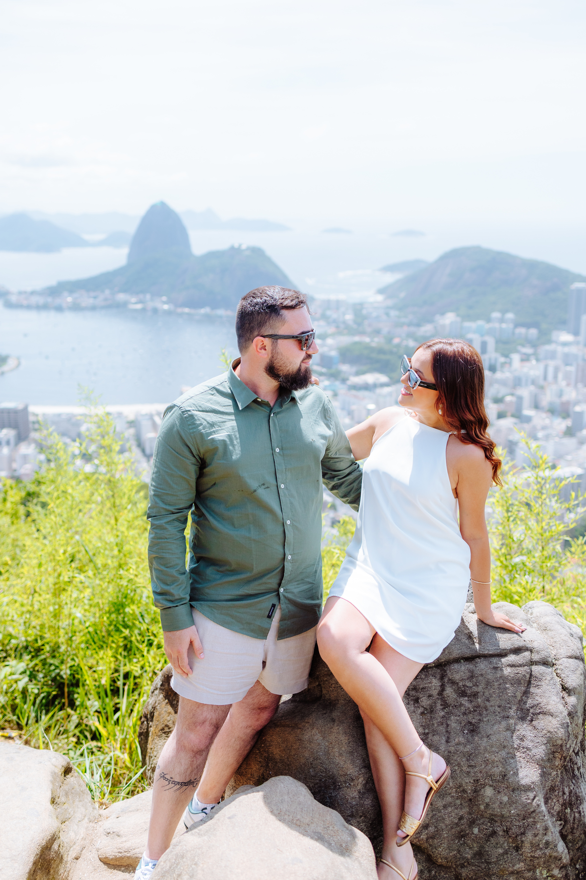 Ensaio Pré Casamento no Mirante Dona Marta - RJ