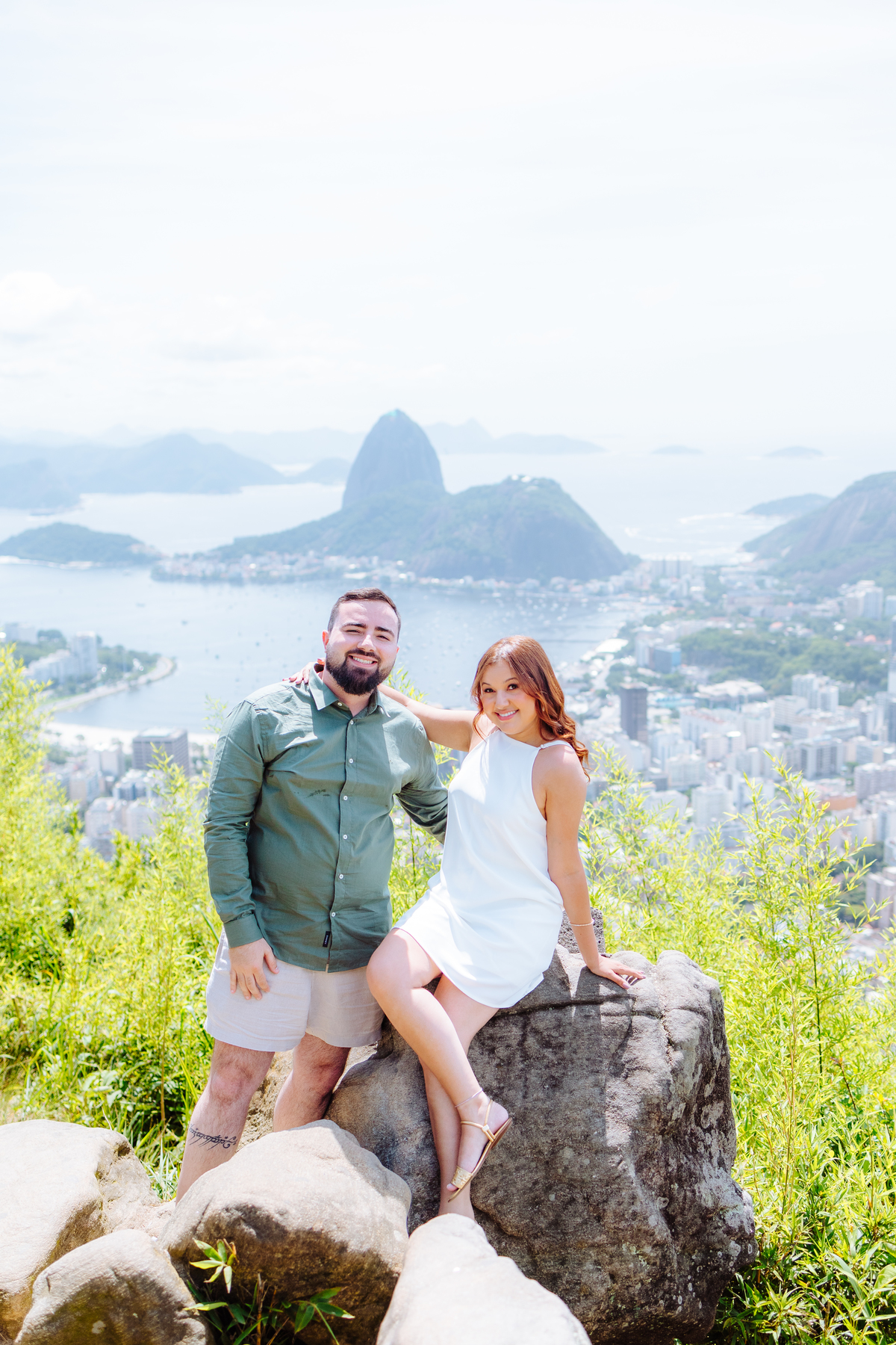 Ensaio Pré Casamento no Mirante Dona Marta - RJ
