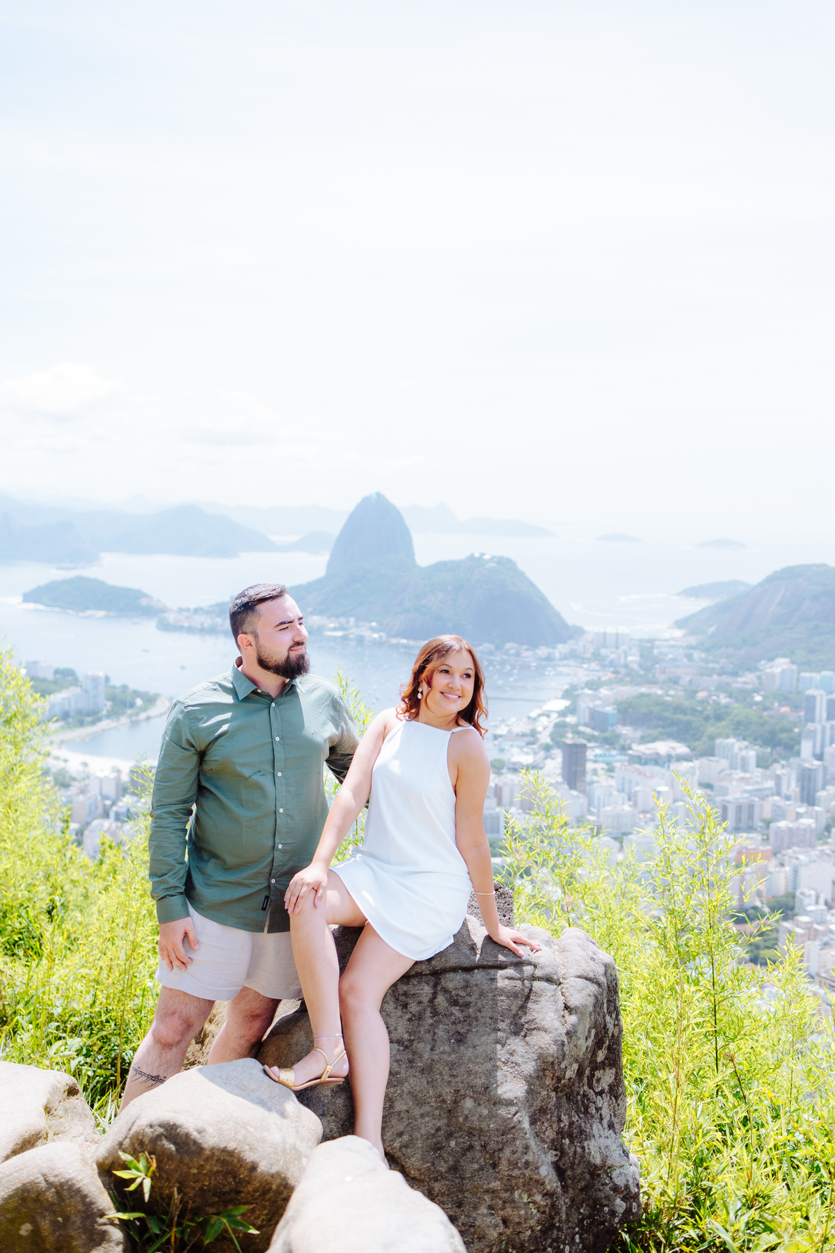 Ensaio Pré Casamento no Mirante Dona Marta - RJ