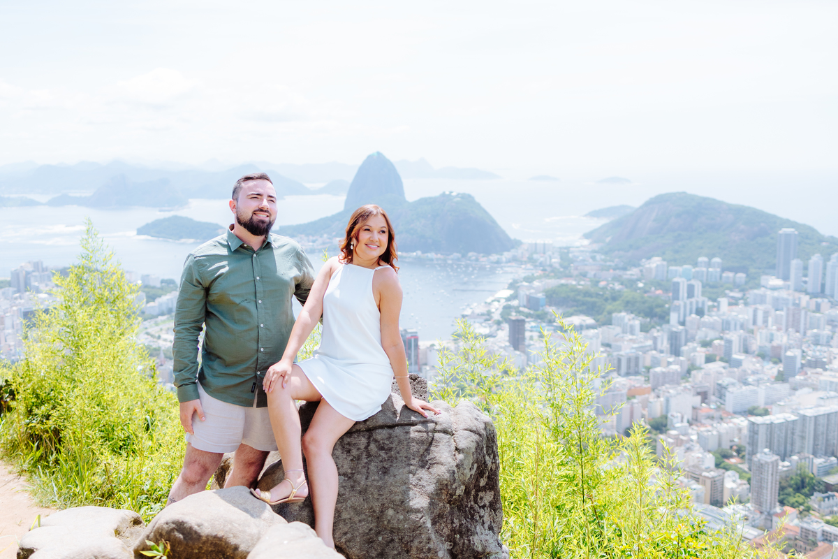 Ensaio Pré Casamento no Mirante Dona Marta - RJ