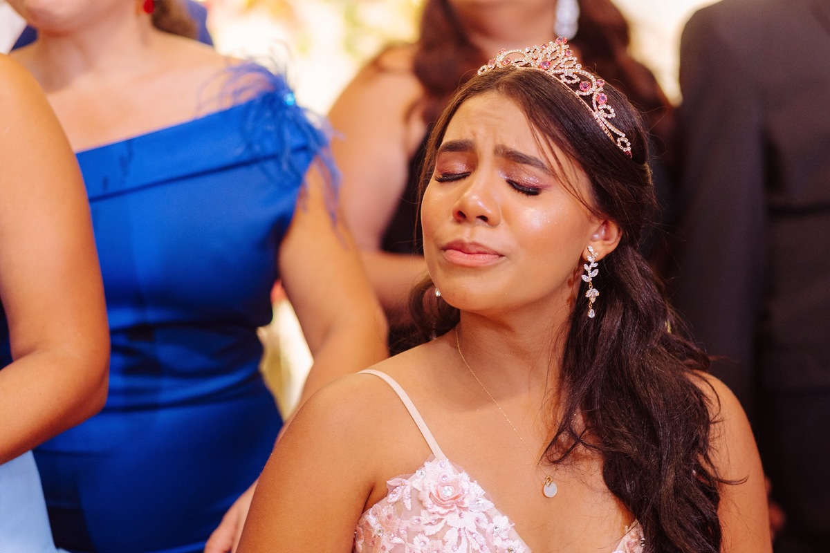 fotos emocionantes de aniversário de 15 anos