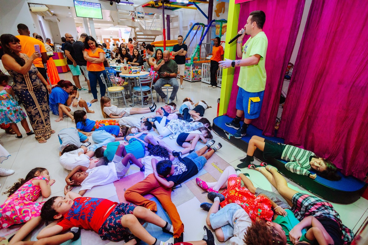 Animação e brincadeiras em festa infantil
