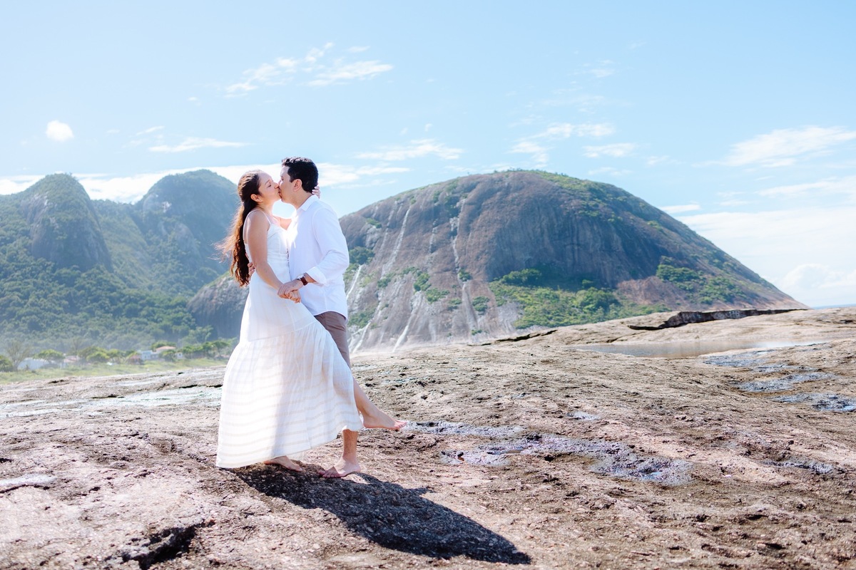 ensaio na praia de Itacoatiara