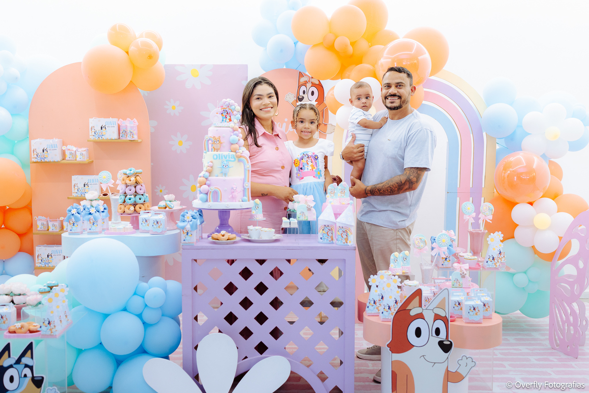 A leveza de uma festa infantil ao ar livre