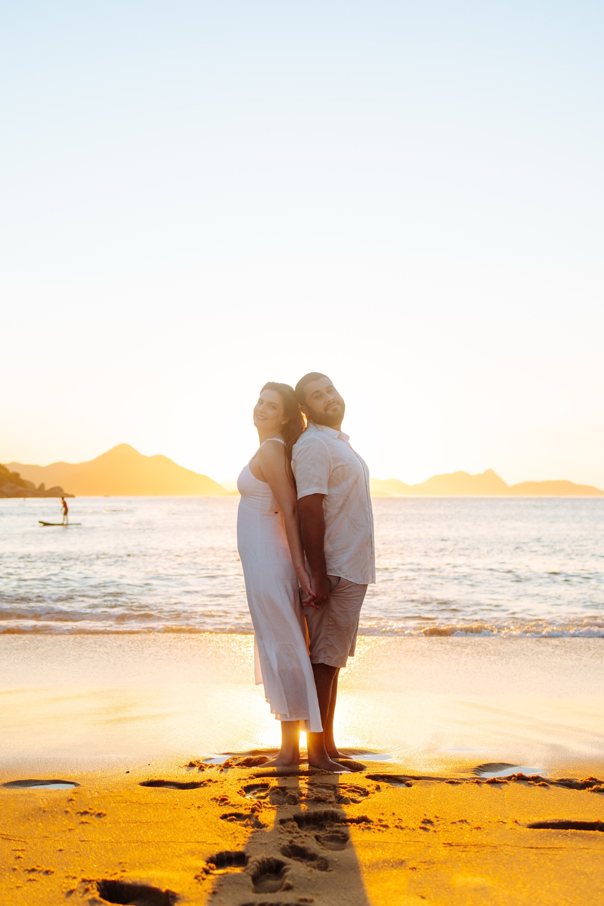 Fotografia de pré wedding na Praia Vermelha