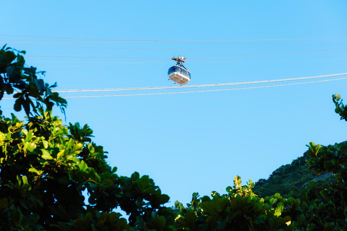 Fotografia de pré wedding na Praia Vermelha