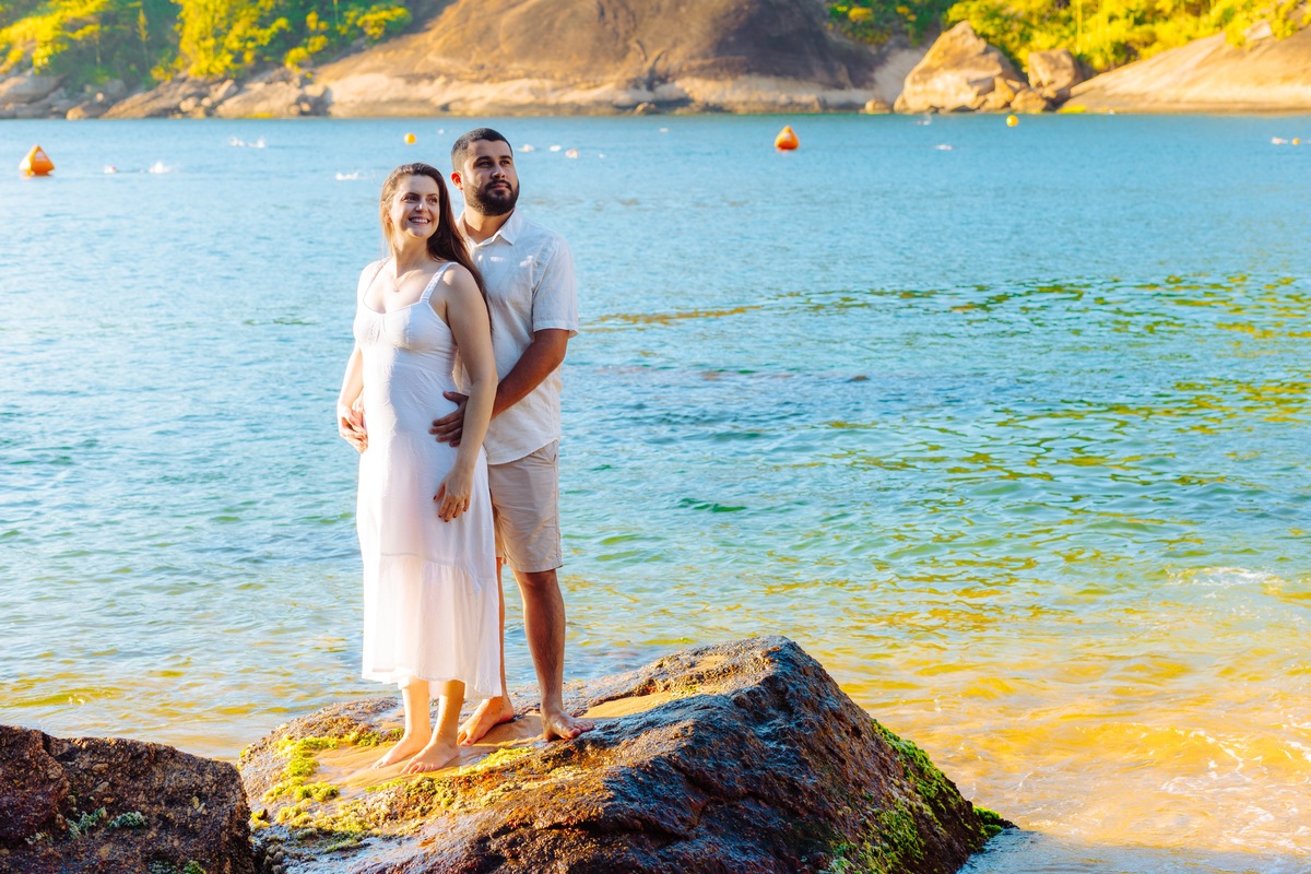Fotografia de pré wedding na Praia Vermelha