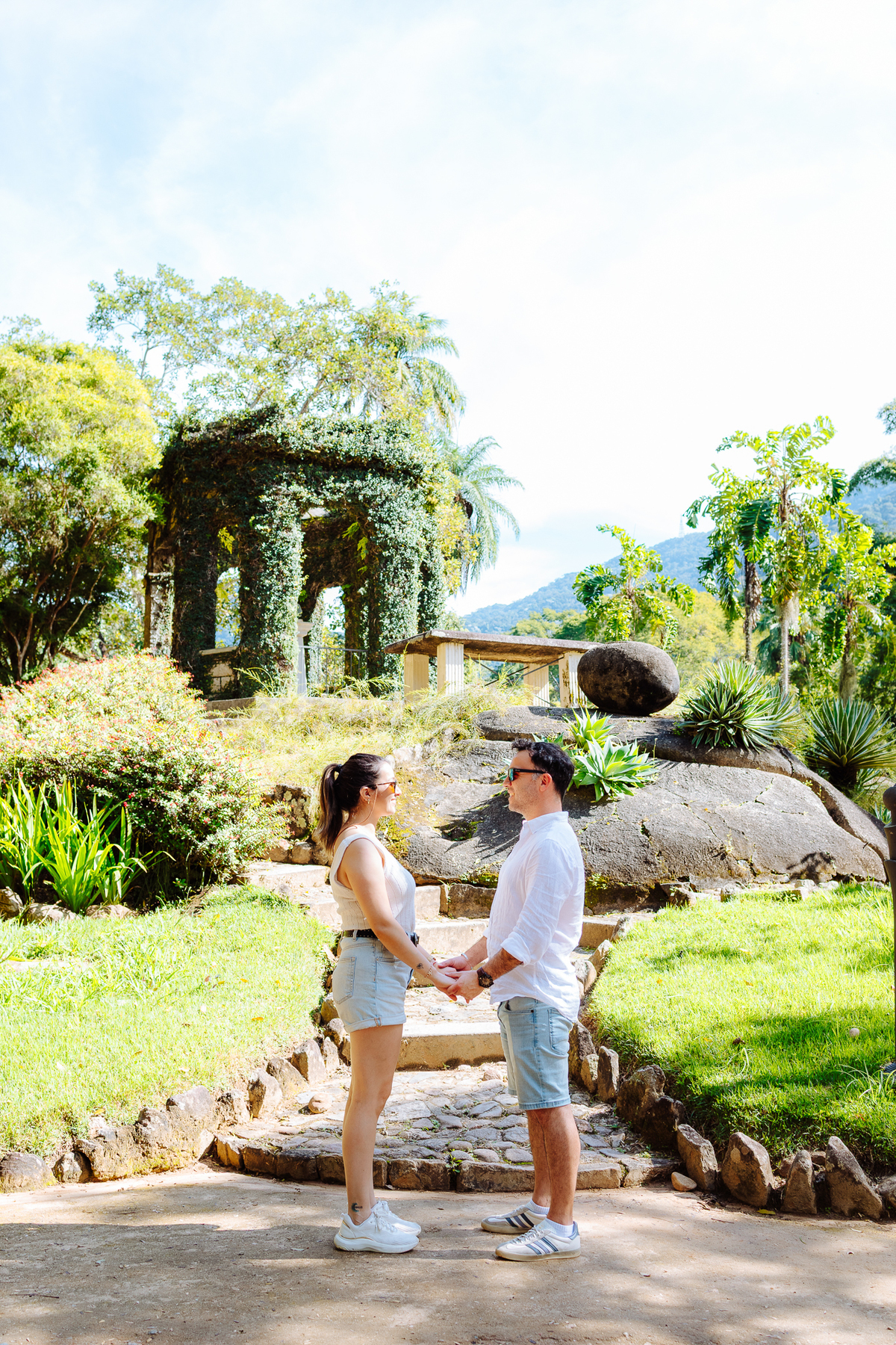 fotógrafo en el Jardín Botánico de Río