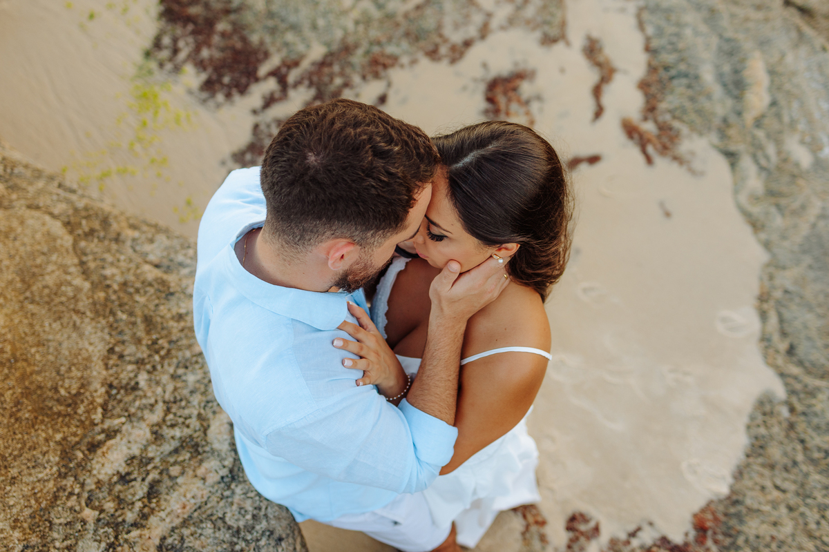 pré wedding na praia rj