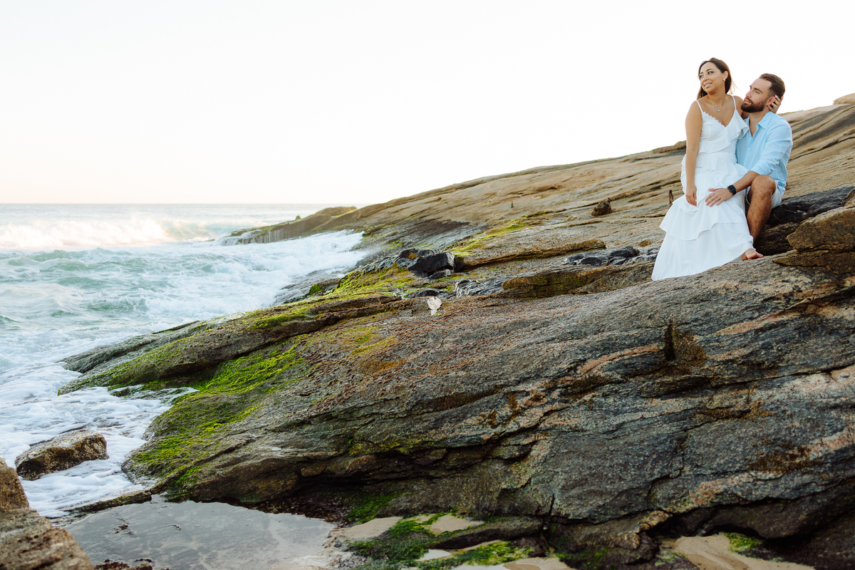 pré wedding na praia rj