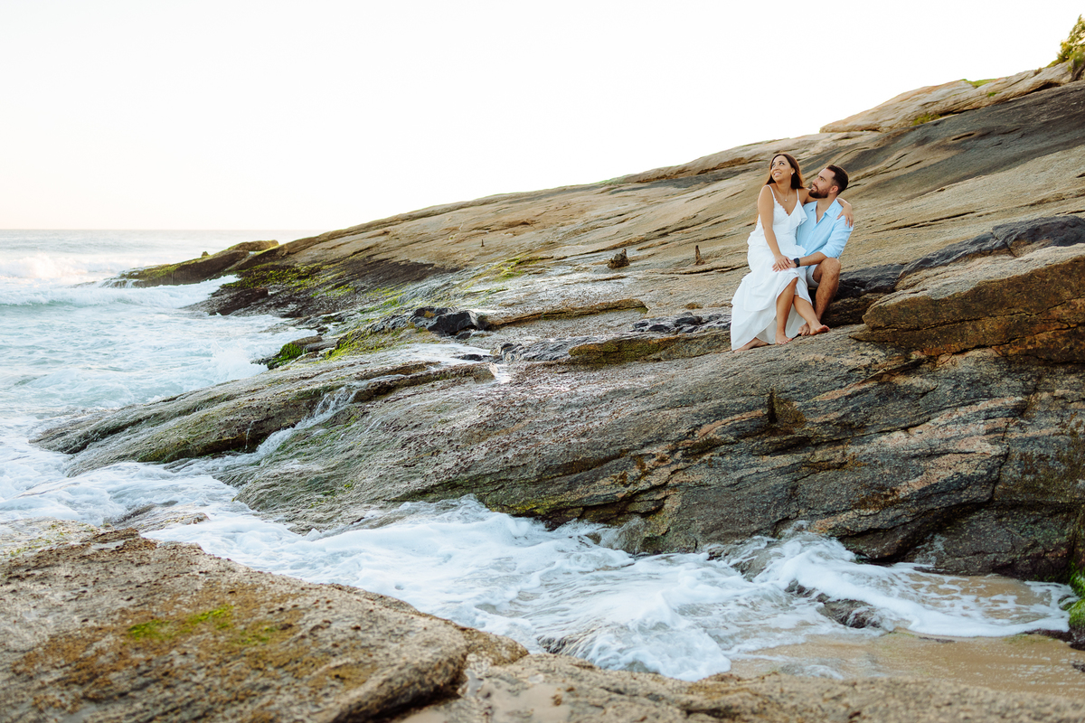 pré wedding na praia rj
