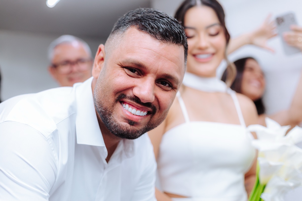 Fotografia de casamento no cartório em Rio Bonito