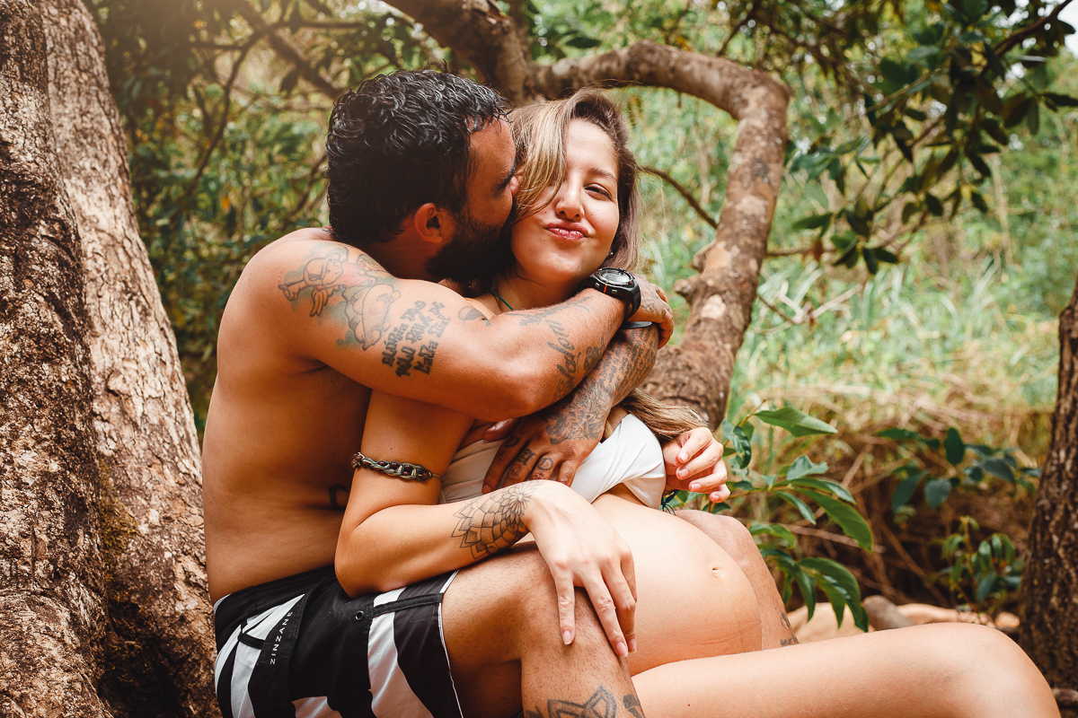 Ensaio de Gestante em Brasília - Córrego do Urubu - Ermida Dom BoscoDom Bosco