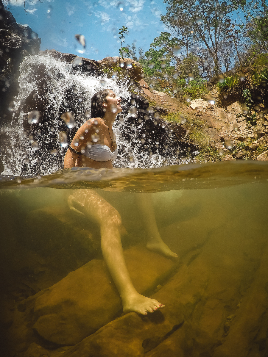 Ensaio de Gestante debaixo dágua