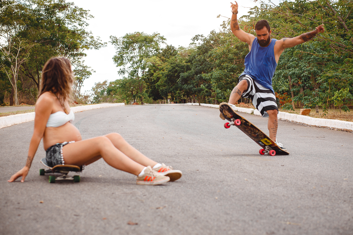 Ensaio de Gestante em Brasília - Córrego do Urubu - Ermida Dom Bosco