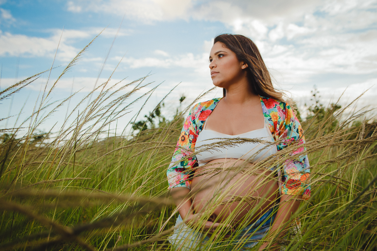 Ensaio de Gestante na Praia de Camboinhas em Niterói - RJ