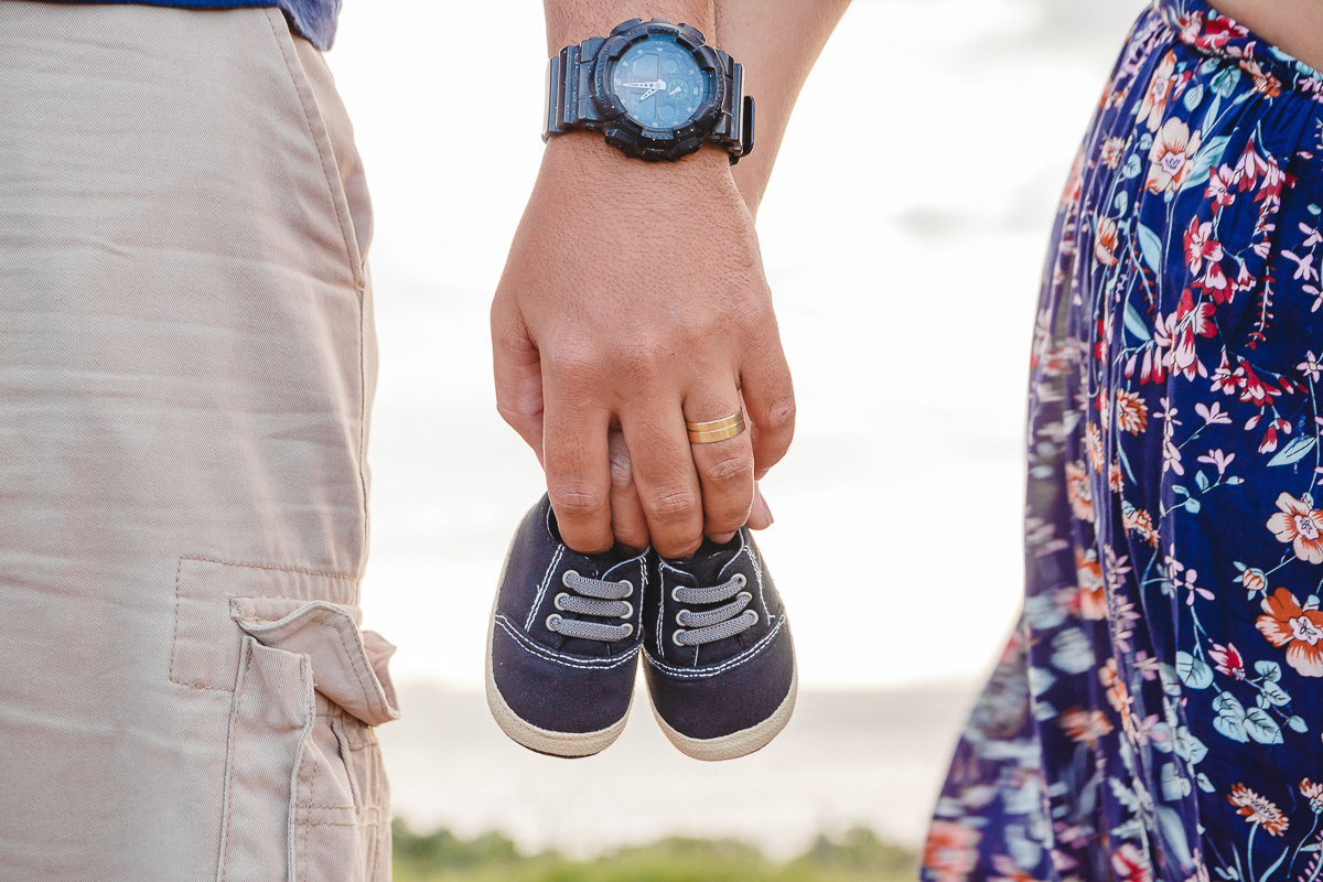 Ensaio de Gestante na Praia de Camboinhas em Niterói - RJ