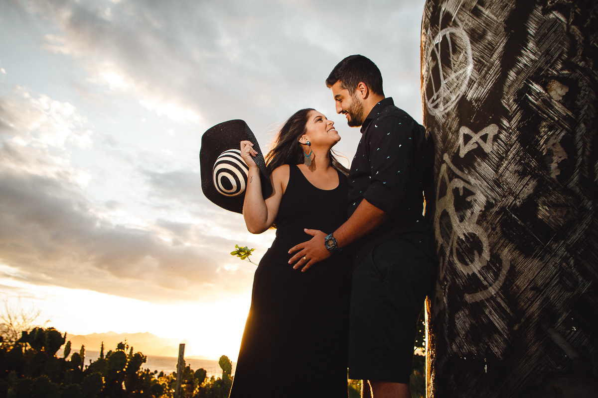 Ensaio de Gestante na Praia de Camboinhas em Niterói - RJ