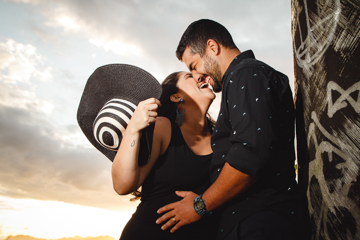Ensaio de Gestante na Praia de Camboinhas em Niterói - RJ
