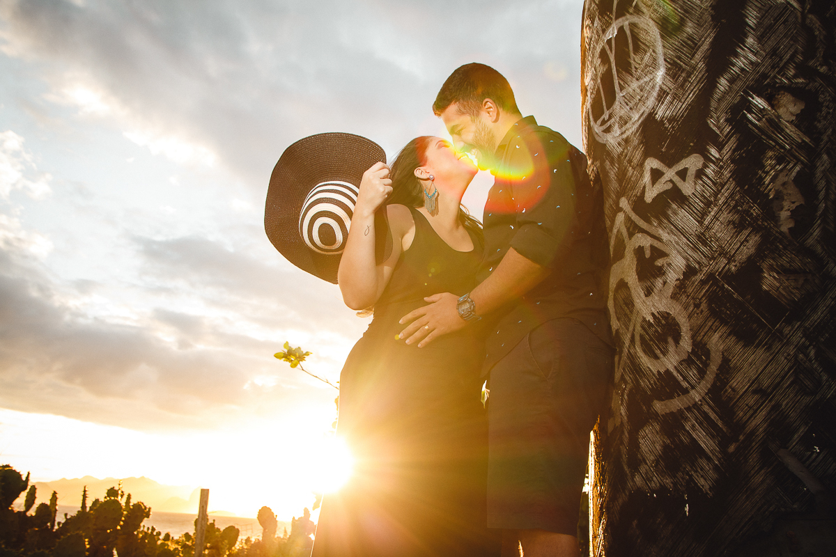 Ensaio de Gestante na Praia de Camboinhas em Niterói - RJ