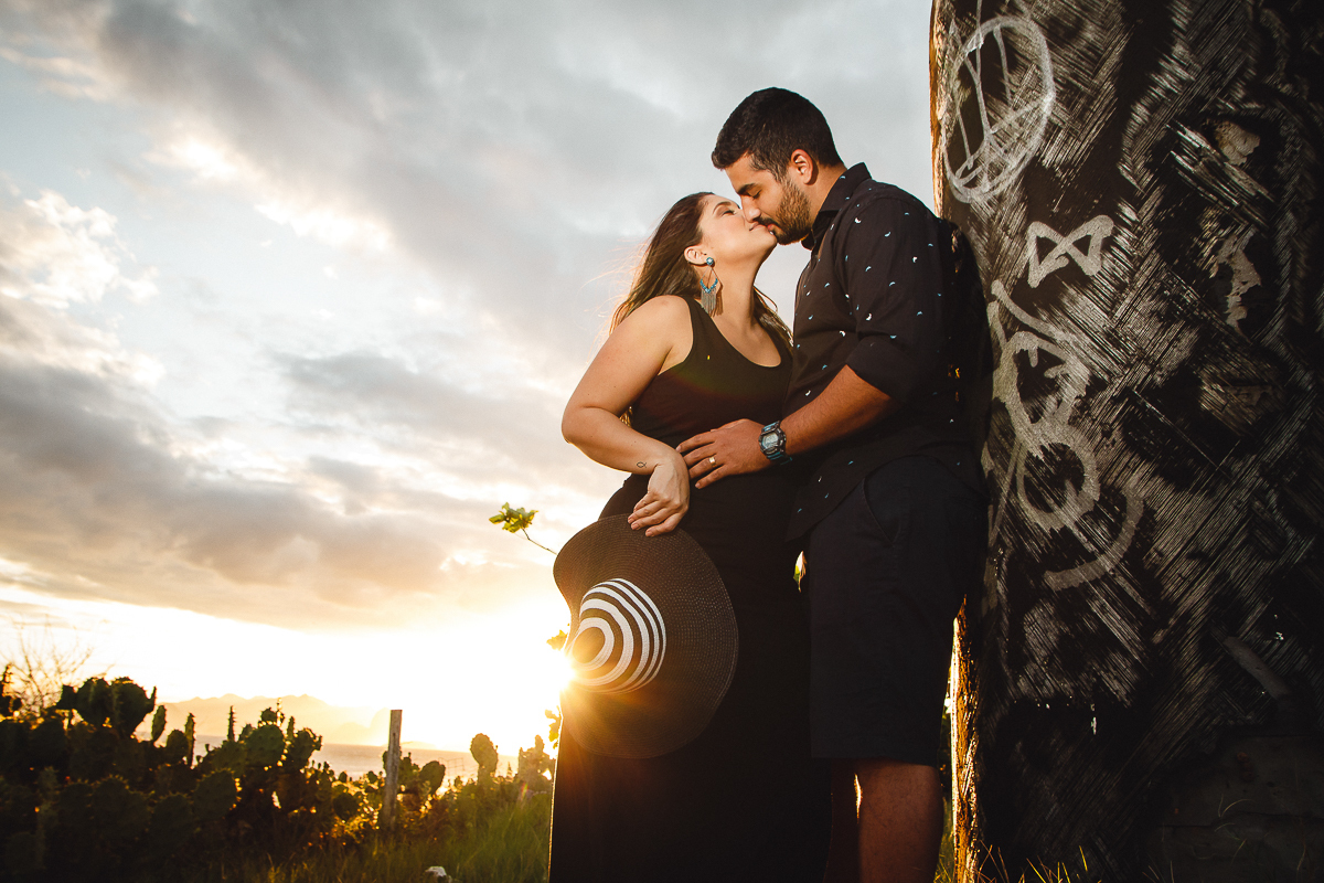Ensaio de Gestante na Praia de Camboinhas em Niterói - RJ