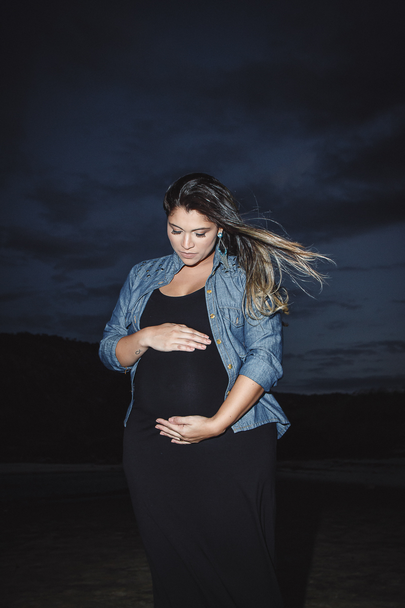 Ensaio de Gestante na Praia de Camboinhas em Niterói - RJ