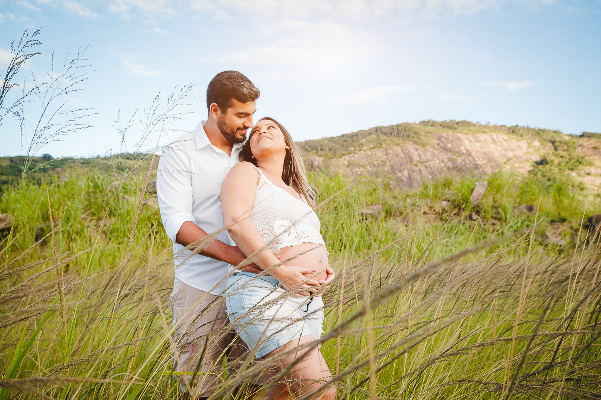 Ensaio de Gestante na Praia de Camboinhas em Niterói - RJ