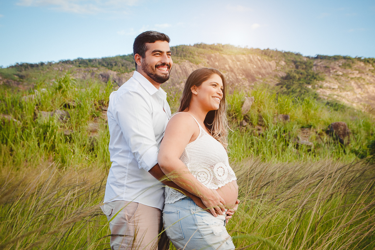 Ensaio de Gestante na Praia de Camboinhas em Niterói - RJ