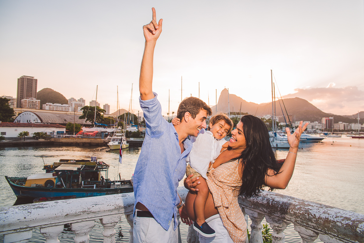 Ensaio Lifestyle de Família - Gestante - Urca - RJ