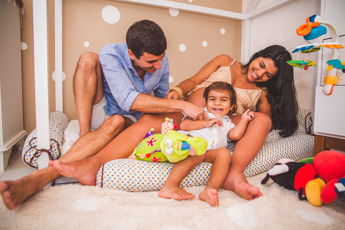 Ensaio Lifestyle de Família - Gestante - Urca - RJ