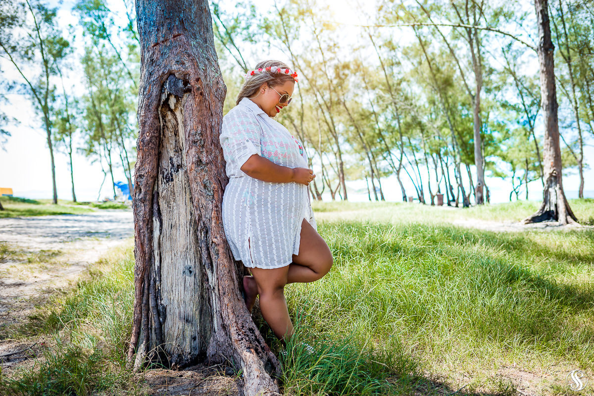 Ensaio de Gestante na Praia do Pontal