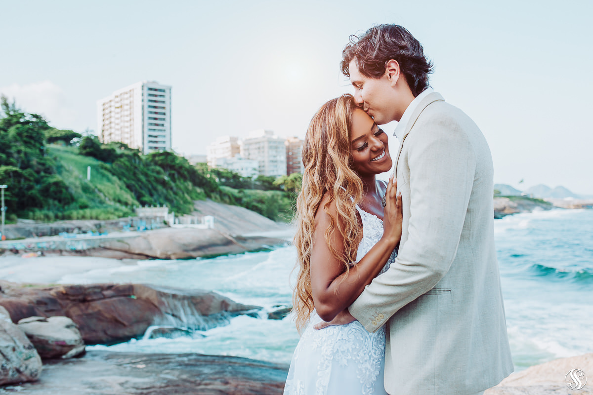 Ensaio de Casal na praia de Ipanema - RJ