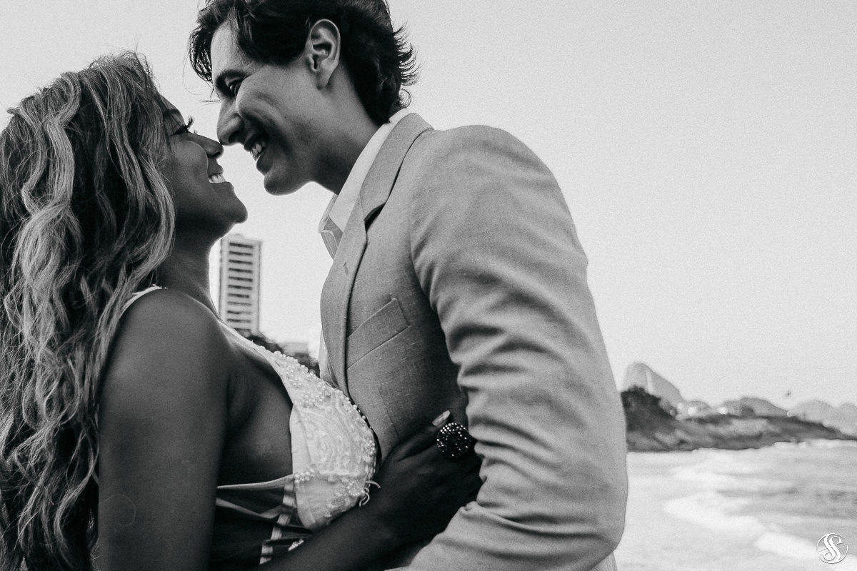Ensaio de Casal na praia de Ipanema - RJ