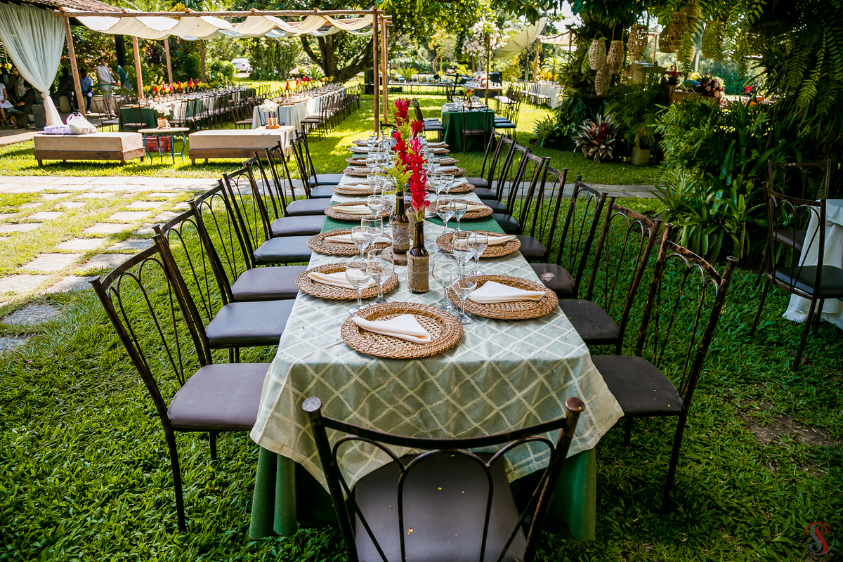 Decoração para casamentos de dia na Fazenda Rio de Janeiro