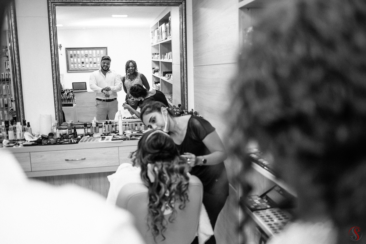 Making Of da Noiva no Ateliê Pathy Amaral Makeup - Centro, Itaperuna - RJ