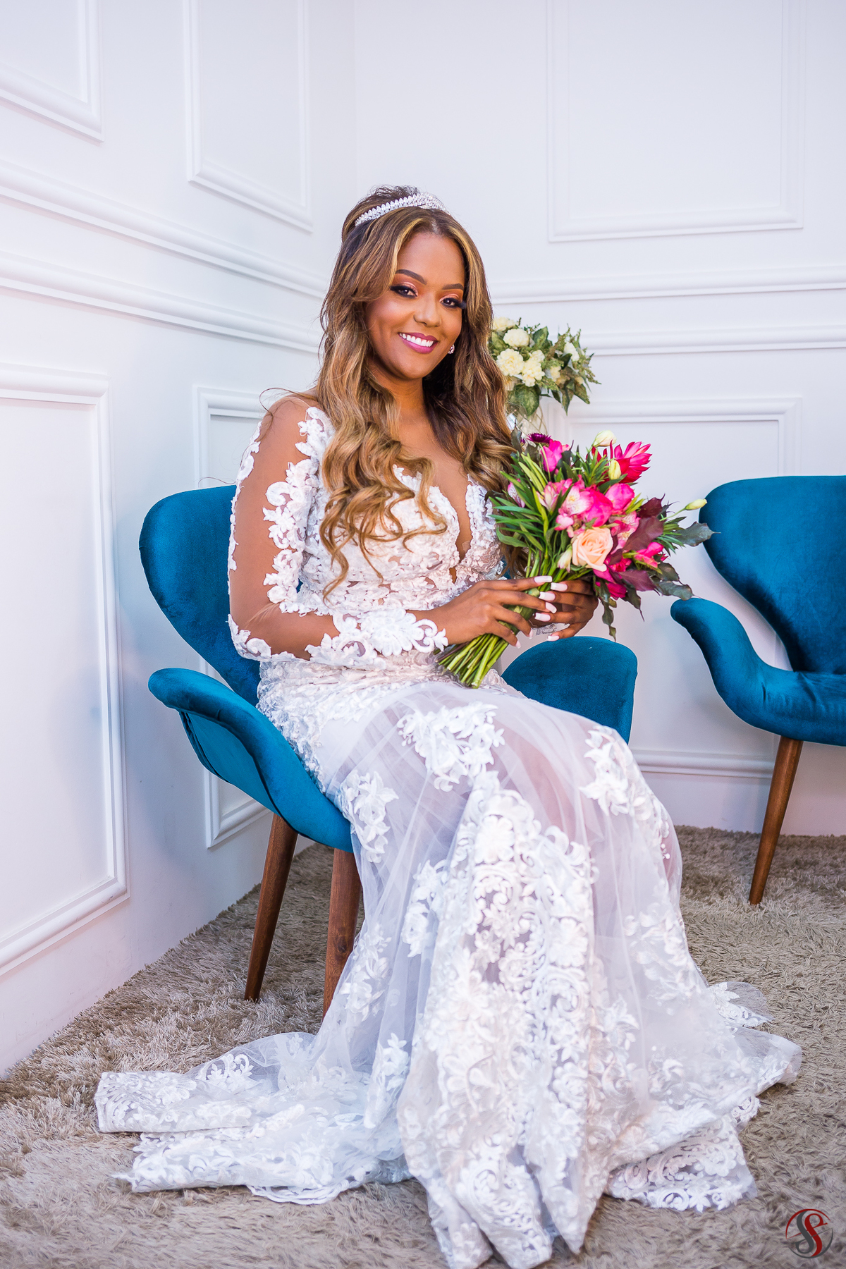 Making Of da Noiva no Ateliê Pathy Amaral Makeup - Centro, Itaperuna - RJ make para casamento de dia