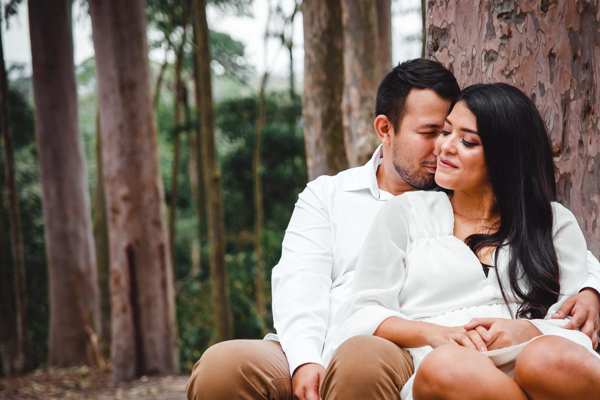 Ensaio Pré Casamento em Niterói - Parque da Cidade - Trilha dos Eucaliptos
