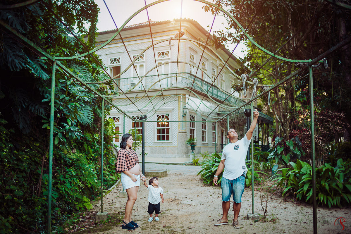 Ensaio Família no Palacete Bartholdy em Niterói